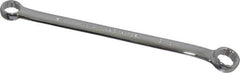 Proto - 1/2" x 9/16" 12 Point Offset Box Wrench - Double End, 8-3/8" OAL, Steel, Polished Finish, 15° Offset - Industrial Tool & Supply