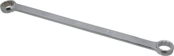 Proto - 15/16" x 1" 12 Point Offset Box Wrench - Double End, 15-1/8" OAL, Steel, Polished Finish, 15° Offset - Industrial Tool & Supply