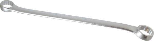 Proto - 1-1/4" x 1-5/16" 12 Point Offset Box Wrench - Double End, 19-1/4" OAL, Steel, Polished Finish, 15° Offset - Industrial Tool & Supply