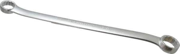 Proto - 1-1/4" x 1-3/8" 12 Point Offset Box Wrench - Double End, 20-1/4" OAL, Steel, Polished Finish, 15° Offset - Industrial Tool & Supply