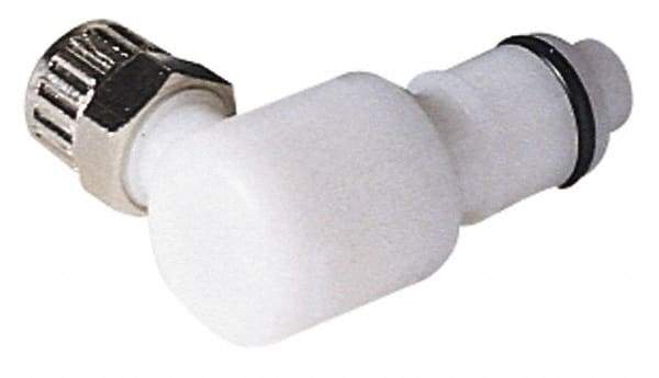 CPC Colder Products - 3/8" Outside Diam, Acetal Push-to-Connect Tube Male Connector - 120 Max psi, White - Industrial Tool & Supply