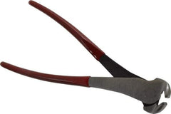 Proto - 8-1/4" OAL, End Cutting Pliers - 5/16" Jaw Length x 1-3/4" Jaw Width, Plastisol Handle - Industrial Tool & Supply