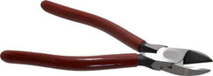 Proto - 7-5/16" OAL, Diagonal Cutter - 1" Jaw Length x 7/8" Jaw Width, Oval Head, Plastisol Handle - Industrial Tool & Supply