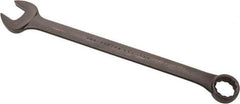 Proto - 1-3/4" 12 Point Offset Combination Wrench - 15° Offset Angle, 25" OAL, Steel, Black Finish - Industrial Tool & Supply