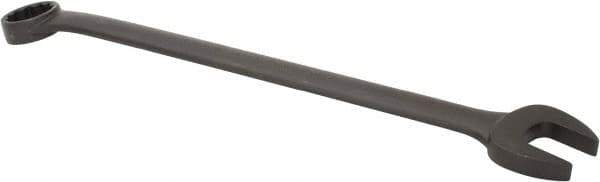 Proto - 1-13/16" 12 Point Offset Combination Wrench - 15° Offset Angle, 25" OAL, Steel, Black Finish - Industrial Tool & Supply
