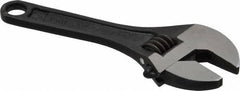 Proto - 1/2" Jaw Capacity, 4" Locking Adjustable Wrench - Steel, Black Finish - Industrial Tool & Supply