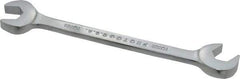 Proto - 10mm Standard Open End Wrench - 4-7/8" OAL, Double End, Chrome Finish, 15° & 60° Head Angle - Industrial Tool & Supply