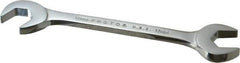 Proto - 17mm Standard Open End Wrench - 6-1/2" OAL, Double End, Chrome Finish, 15° & 60° Head Angle - Industrial Tool & Supply
