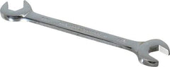 Proto - 7/16" Standard Open End Wrench - 5" OAL, Double End, Chrome Finish, 15° & 60° Head Angle - Industrial Tool & Supply
