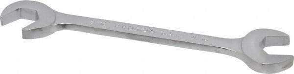Proto - 9/16" Standard Open End Wrench - 5-5/8" OAL, Double End, Chrome Finish, 15° & 60° Head Angle - Industrial Tool & Supply