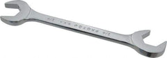 Proto - 3/4" Standard Open End Wrench - 7" OAL, Double End, Chrome Finish, 15° & 60° Head Angle - Industrial Tool & Supply