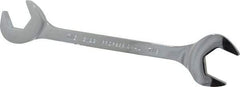 Proto - 7/8" Standard Open End Wrench - 8" OAL, Double End, Chrome Finish, 15° & 60° Head Angle - Industrial Tool & Supply