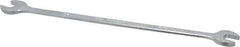 Proto - 7/16" x 1/2" Standard Extra Thin Open End Wrench - 10" OAL, Double End, Satin Finish, 15° Head Angle - Industrial Tool & Supply