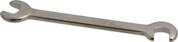 Proto - 9/32" Stubby Open End Wrench - 3-1/2" OAL, Double End, Satin Finish, 15° & 75° Head Angle - Industrial Tool & Supply