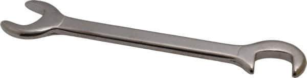 Proto - 5/8" Stubby Open End Wrench - 5-3/4" OAL, Double End, Satin Finish, 15° & 75° Head Angle - Industrial Tool & Supply