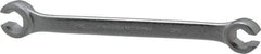 Proto - 3/8 x 7/16", Chrome Finish, Open End Flare Nut Wrench - 6 Points, 6-1/4" OAL, Steel, Double End Head - Industrial Tool & Supply