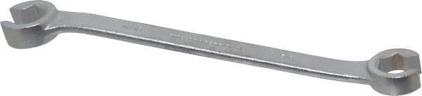 Proto - 5/8 x 11/16", Chrome Finish, Open End Flare Nut Wrench - 6 Points, 8-3/4" OAL, Steel, Double End Head - Industrial Tool & Supply