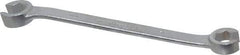 Proto - 5/8 x 11/16", Chrome Finish, Open End Flare Nut Wrench - 6 Points, 8-3/4" OAL, Steel, Double End Head - Industrial Tool & Supply