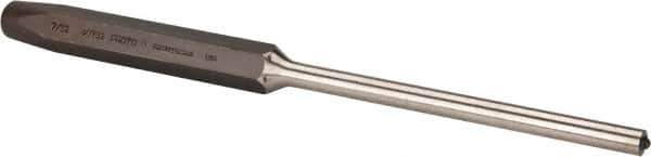 Proto - 7/32" Roll Pin Punch - 5-7/8" OAL, Steel - Industrial Tool & Supply