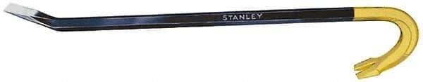 Stanley - 24" OAL Wrecking Bar - 3/4" Wide - Industrial Tool & Supply