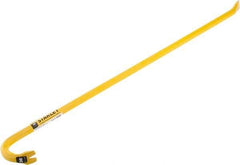 Stanley - 36" OAL Wrecking Bar - 3/4" Wide - Industrial Tool & Supply