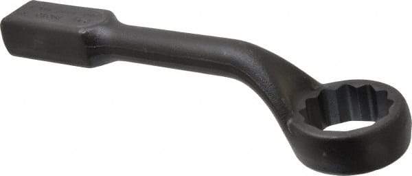 Proto - 2-1/4" 12 Point Striking Box Wrench - Single End, 3-3/8" Head Diam x 1-1/2" Head Thickness, 13-1/2" OAL, Steel - Industrial Tool & Supply