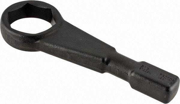 Proto - 3-1/8" 6 Point Striking Box Wrench - Single End, 4-31/64" Head Diam, 13-13/16" OAL, Steel, Black Finish - Industrial Tool & Supply