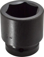 Proto - 1" Drive 1-15/16" Standard Impact Socket - 6 Points, 3" OAL - Industrial Tool & Supply