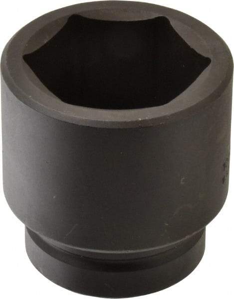 Proto - 1" Drive 2-1/16" Standard Impact Socket - 6 Points, 3-3/32" OAL - Industrial Tool & Supply
