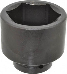 Proto - 1" Drive 3" Standard Impact Socket - 6 Points, 4" OAL - Industrial Tool & Supply