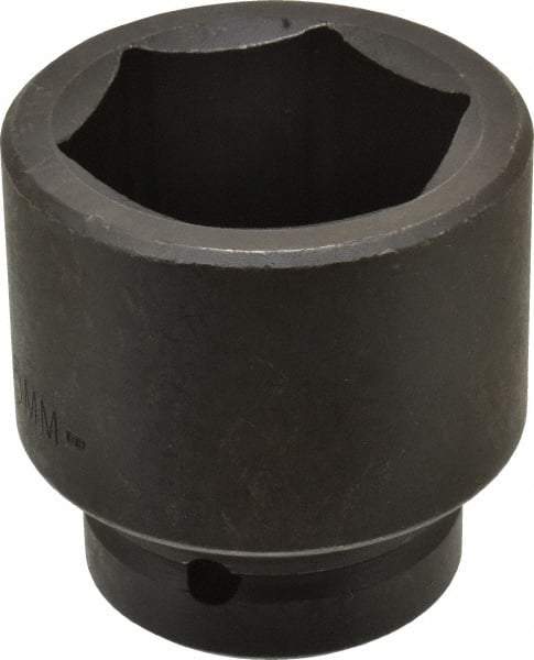 Proto - 1" Drive 55mm Standard Impact Socket - 6 Points, 3-7/64" OAL - Industrial Tool & Supply