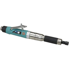 Dynabrade - 1/4" Collet, Straight Handle, Air Extended Length Die Grinder - 20,000 RPM, Rear Exhaust, 44 CFM, 1 hp, 90 psi, 3/8 NPT Inlet - Industrial Tool & Supply