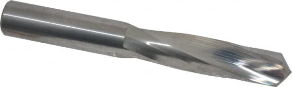 Atrax - 27/64" 135° Spiral Flute Solid Carbide Screw Machine Drill Bit - Industrial Tool & Supply