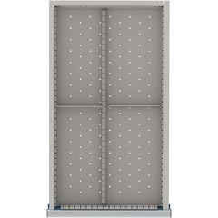 LISTA - 4-Compartment Drawer Divider Layout for 3.15" High Drawers - Industrial Tool & Supply