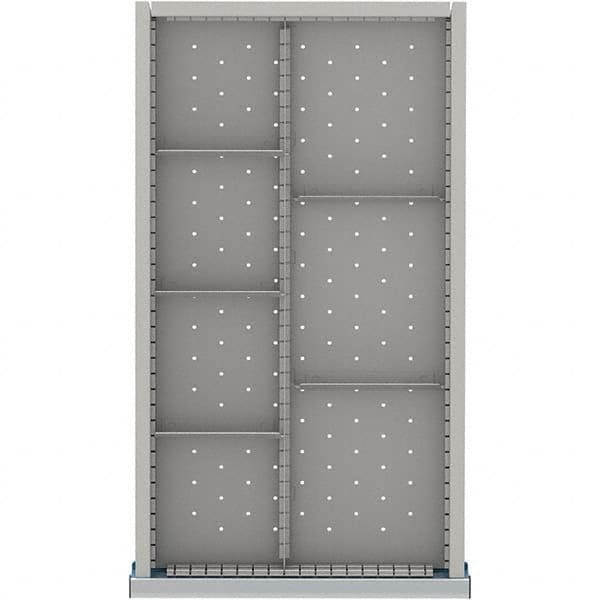 LISTA - 7-Compartment Drawer Divider Layout for 3.15" High Drawers - Industrial Tool & Supply