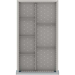 LISTA - 7-Compartment Drawer Divider Layout for 3.15" High Drawers - Industrial Tool & Supply