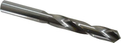 Atrax - 31/64" 118° Solid Carbide Jobber Drill - Bright Finish, Right Hand Cut, Spiral Flute, Straight Shank, 4-3/4" OAL, Standard Point - Industrial Tool & Supply
