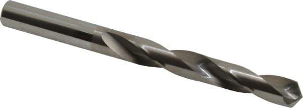 Atrax - Letter S 118° Solid Carbide Jobber Drill - Bright Finish, Right Hand Cut, Spiral Flute, Straight Shank, 4" OAL, Standard Point - Industrial Tool & Supply