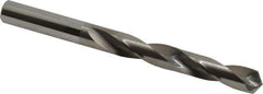 Atrax - Letter S 118° Solid Carbide Jobber Drill - Bright Finish, Right Hand Cut, Spiral Flute, Straight Shank, 4" OAL, Standard Point - Industrial Tool & Supply