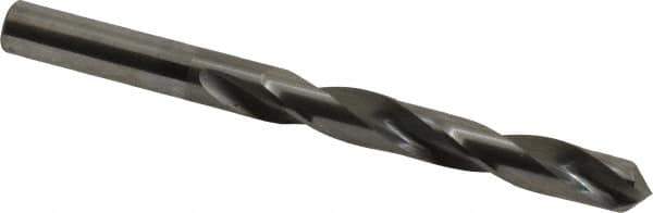 Atrax - Letter T 118° Solid Carbide Jobber Drill - Bright Finish, Right Hand Cut, Spiral Flute, Straight Shank, 4-1/4" OAL, Standard Point - Industrial Tool & Supply