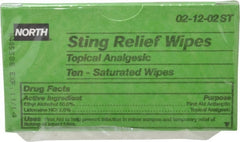 North - 10 Qty 1 Pack 10 Pack Pain Relief Wipe - Industrial Tool & Supply