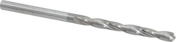 Atrax - #28 118° Solid Carbide Jobber Drill - Bright Finish, Right Hand Cut, Spiral Flute, Straight Shank, 2-1/2" OAL, Standard Point - Industrial Tool & Supply