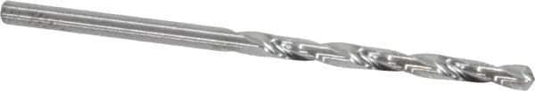Atrax - #36 118° Solid Carbide Jobber Drill - Bright Finish, Right Hand Cut, Spiral Flute, Straight Shank, 2-1/4" OAL, Standard Point - Industrial Tool & Supply
