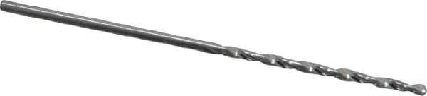 Atrax - #58 118° Solid Carbide Jobber Drill - Bright Finish, Right Hand Cut, Spiral Flute, Straight Shank, 1-1/2" OAL, Standard Point - Industrial Tool & Supply