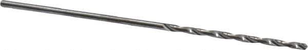 Atrax - #65 118° Solid Carbide Jobber Drill - Bright Finish, Right Hand Cut, Spiral Flute, Straight Shank, 1-3/8" OAL, Standard Point - Industrial Tool & Supply