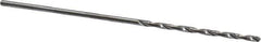 Atrax - #65 118° Solid Carbide Jobber Drill - Bright Finish, Right Hand Cut, Spiral Flute, Straight Shank, 1-3/8" OAL, Standard Point - Industrial Tool & Supply