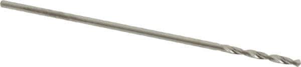 Atrax - #66 118° Solid Carbide Jobber Drill - Bright Finish, Right Hand Cut, Spiral Flute, Straight Shank, 1-1/4" OAL, Standard Point - Industrial Tool & Supply