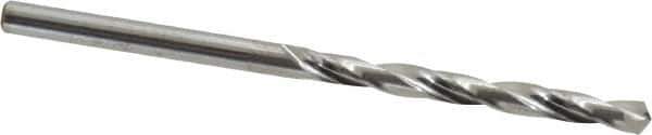 Atrax - 3mm 118° Solid Carbide Jobber Drill - Bright Finish, Right Hand Cut, Spiral Flute, Straight Shank, 2-1/4" OAL, Standard Point - Industrial Tool & Supply