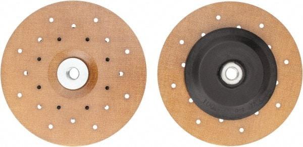 Made in USA - 7" Diam Locking Nut Disc Backing Pad - Soft Density, 10,000 RPM - Industrial Tool & Supply