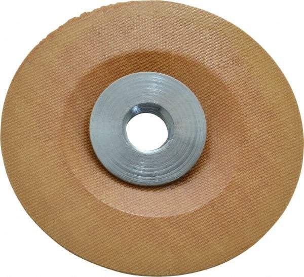Made in USA - 4" Diam Locking Nut Disc Backing Pad - Soft Density, 25,000 RPM - Industrial Tool & Supply